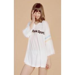 Wildfox Couture Drunk Sports Jersey Tunic