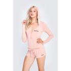 Wildfox Couture Nice Hooded Henley & Short Set