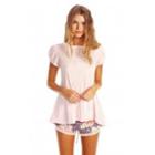 Wildfox Couture Foxy Austen Lace Up Tee