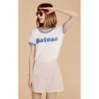 Wildfox Couture Bateau Vintage Ringer Tee