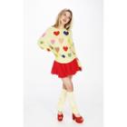 Wildfox Couture Mod Pop Hearts 70's Sweater