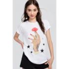 Wildfox Couture Sunshine Nails Heights Crew Tee