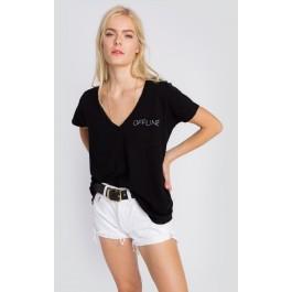 Wildfox Couture Offline Tee Skater V Tee