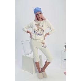 Wildfox Couture Vintage Deer Couch Princess Sweater