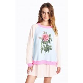 Wildfox Couture Pretty Pink Floral Kim's Sweater