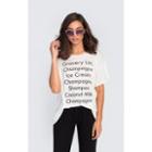Wildfox Couture Grocery List Manchester Tee