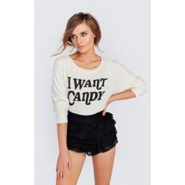 Wildfox Couture Trick-or-treat Baggy Beach Jumper