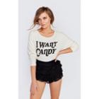 Wildfox Couture Trick-or-treat Baggy Beach Jumper