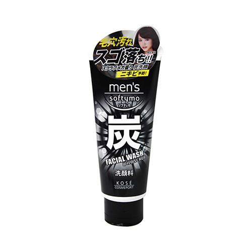 Kose Softymo Mens Charcoal Face Wash 130g