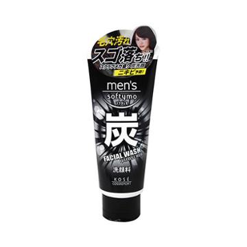 Kose Softymo Mens Charcoal Face Wash 130g