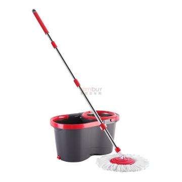 Panda Premium Effortless Spin Mop With Bucket Set (4 Mop Heads And 1 Extension Rod)