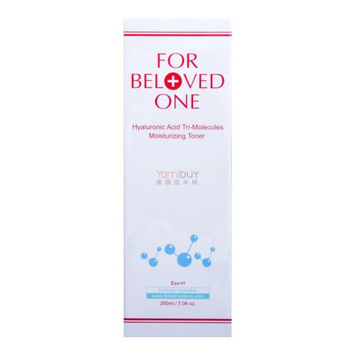 For Beloved One Hyaluronic Acid Tri-molecules Moisturizing Toner 200ml
