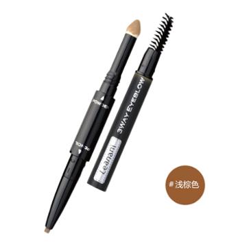 Leanani 3 Way Eyebrow Pencil Cosme No.1 Light Brown 1pc