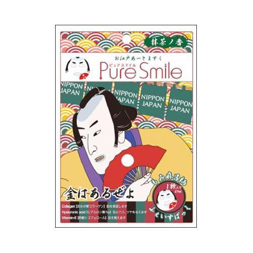 Pure Smile Hyaluronic Acid Mask Edo Art Facial Mask Momi Maro 1sheet