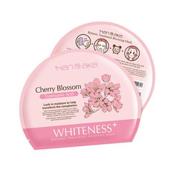 Hanaka Botanic Treatment Reviving Mask Cherry Blossom Whiteness 1sheet