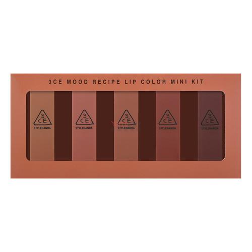 3ce Mood Recipe Lip Color Mini Kit 5pcs