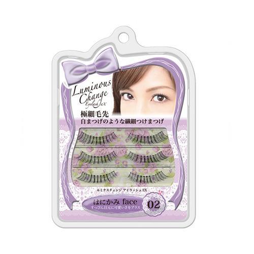 Bn Luminous Change Eyelashes Ex 02 Shyness 3 Pairs