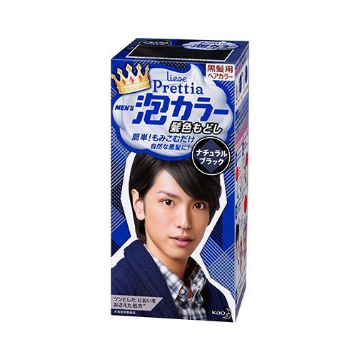Kao Liese Prettia Men S Bubble Hair Dye Natural Black 1set