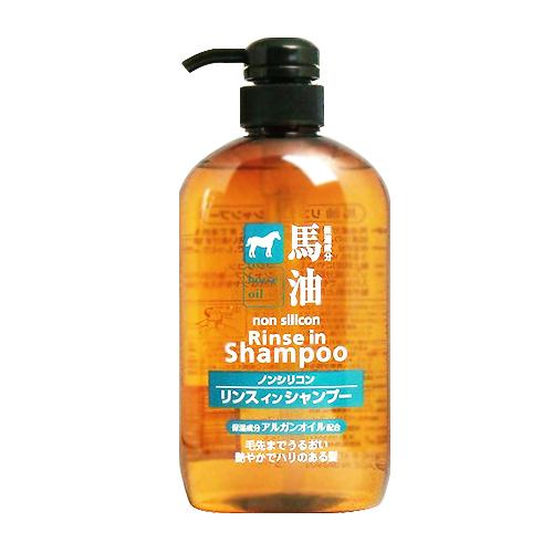 Kumano Cosmetics Kumano Horse Oil Non Silicon Rinse In Shampoo 600ml