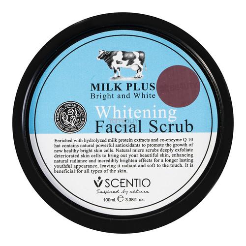 Scentio Milk Plus Whitening Facial Scrub 100ml