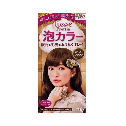 Kao Liese Prettia Bubble Hair Dye Glossy Brown 1set