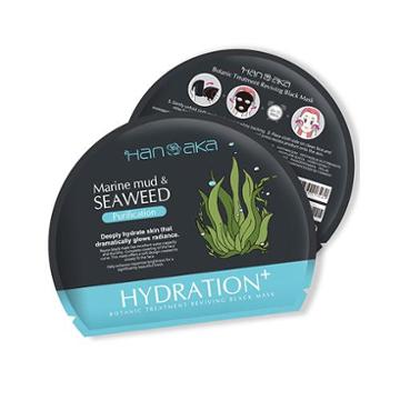 Hanaka Botanic Treatment Reviving Black Mask Marine Mud & Seaweed Hydration 1sheet