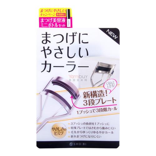 Sho-bi Eyelash Curler 1pcs With Eyelash Growth Enhancing Serum