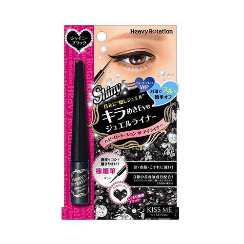 Isehan Heavy Rotation Shiny Jewel Eyeliner 01 Shiny Black