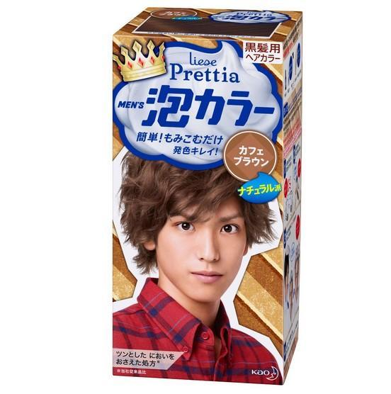 Kao Liese Prettia Men S Bubble Hair Dye Coffee Brown 1set