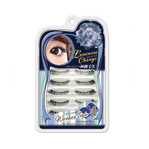 Bn Luminous Change Eyelashes 04 Worker 5 Pairs
