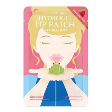 Hanaka Hydrogel Lip Patch Hydration Lip Shaped Strawberry Flavor 1pc