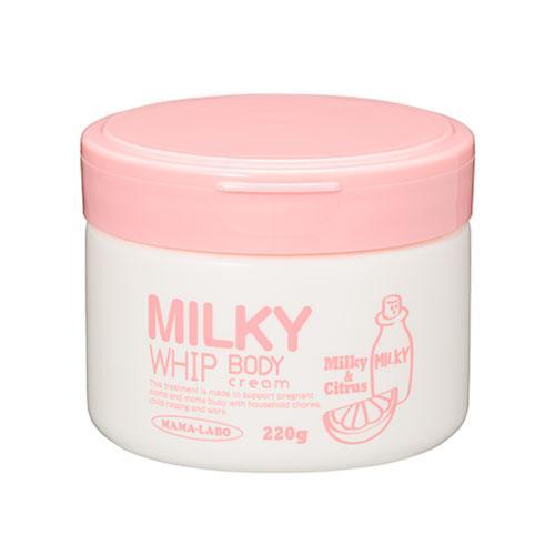 Mama-labo Milky Whip Body Cream Milky & Citrus 220g