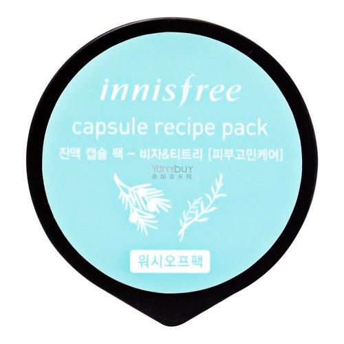 Innisfree Capsule Recipe Pack Face Mask Bija Tea Tree 10ml