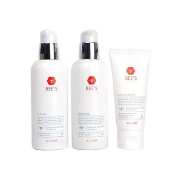 A.c.care Bee's 2pcs Set Toner+lotion For Acne Skin (gift: Cleansing Foam)