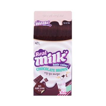 Dongsung Pharm Dongsung Ezn Real Milk Hair Color #4cb Chocolate Brown