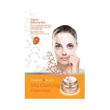 Gangnam Shop Masqueology Cream Mask Vita Clarifying 1sheet