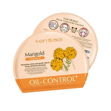 Hanaka Botanic Treatment Reviving Mask Marigold Oil Control 1sheet