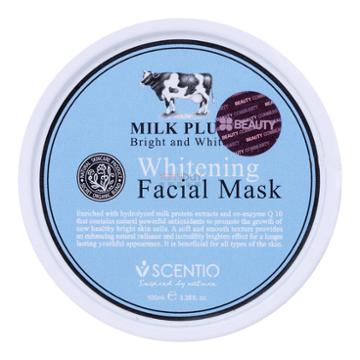 Scentio Milk Plus Whitening Facial Mask 100ml