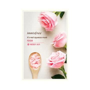 Innisfree It S Real Squeeze Mask Rose Mask 1sheet