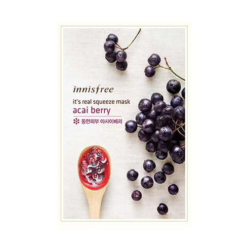 Innisfree It S Real Squeeze Mask Acai Berry Mask 1sheet
