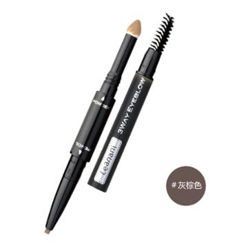 Leanani 3 Way Eyebrow Pencil Cosme No.1 Ash Brown 1pc
