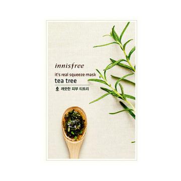 Innisfree It S Real Squeeze Mask Tea Tree Mask 1sheet