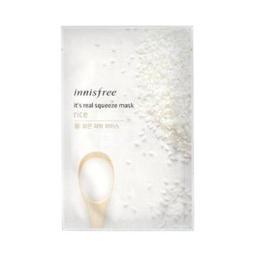 Innisfree It S Real Squeeze Mask Rice Mask 1sheet