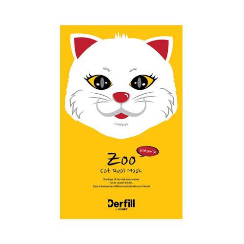 Derfill Zoo Cat Real Mask 1sheet