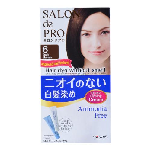Dariya Salon De Pro Hair Dye Without Smell 06 Dark Brown 80g