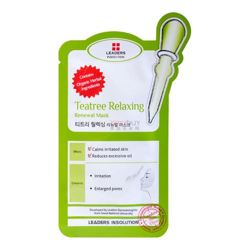 Leaders Insolution Leaders Teatree Relaxing Renewal Mask 1sheet