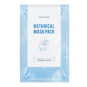 Bonvivant Botanical Mask Pack Chamomile + Tea Tree 1sheet