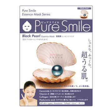 Pure Smile Essence Black Pearl Mask 1 Sheet