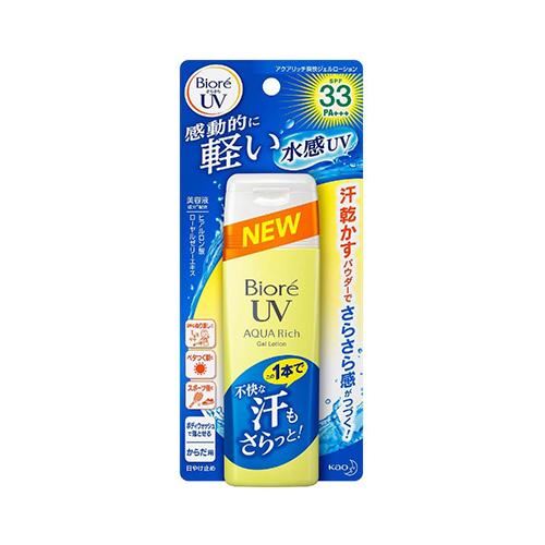 Kao Biore Uv Aqua Rich Gel Lotion Spf33 Pa 90ml