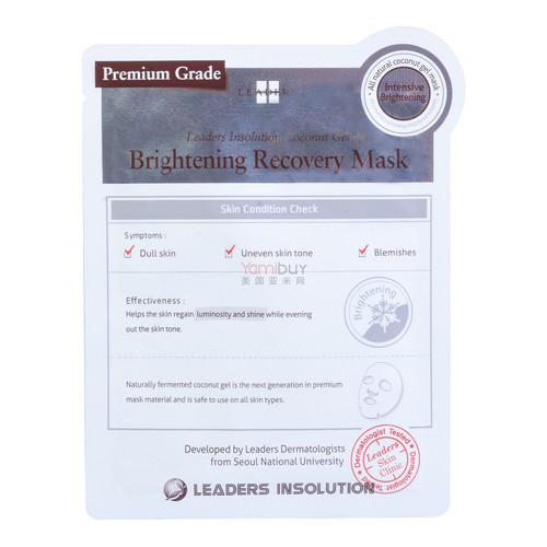 Leaders Insolution Coconut Gel Brightening Recovery Mask 1sheet